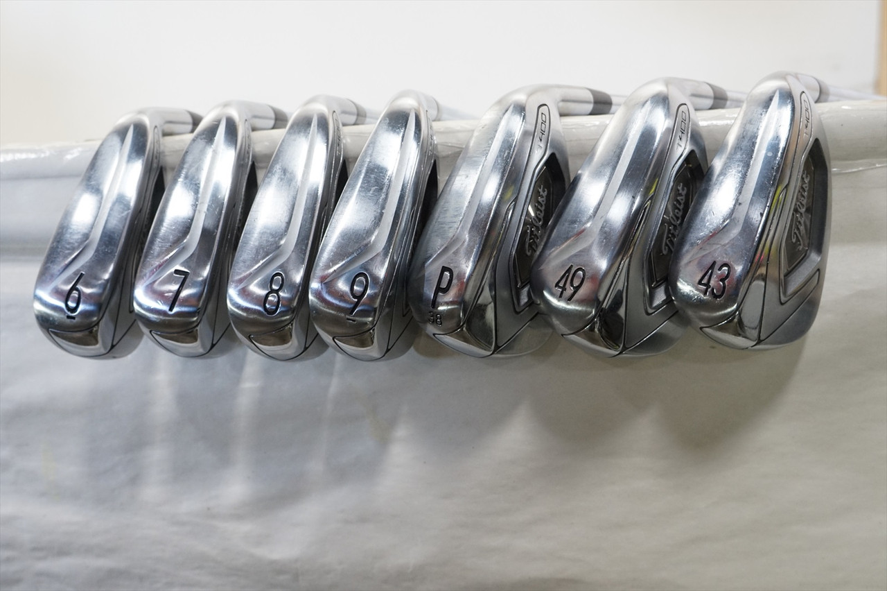 Titleist T400 Iron Set 6-Pw, 43, 49 Regular N.S. Pro Modus3 Tour105 1035674  Mint