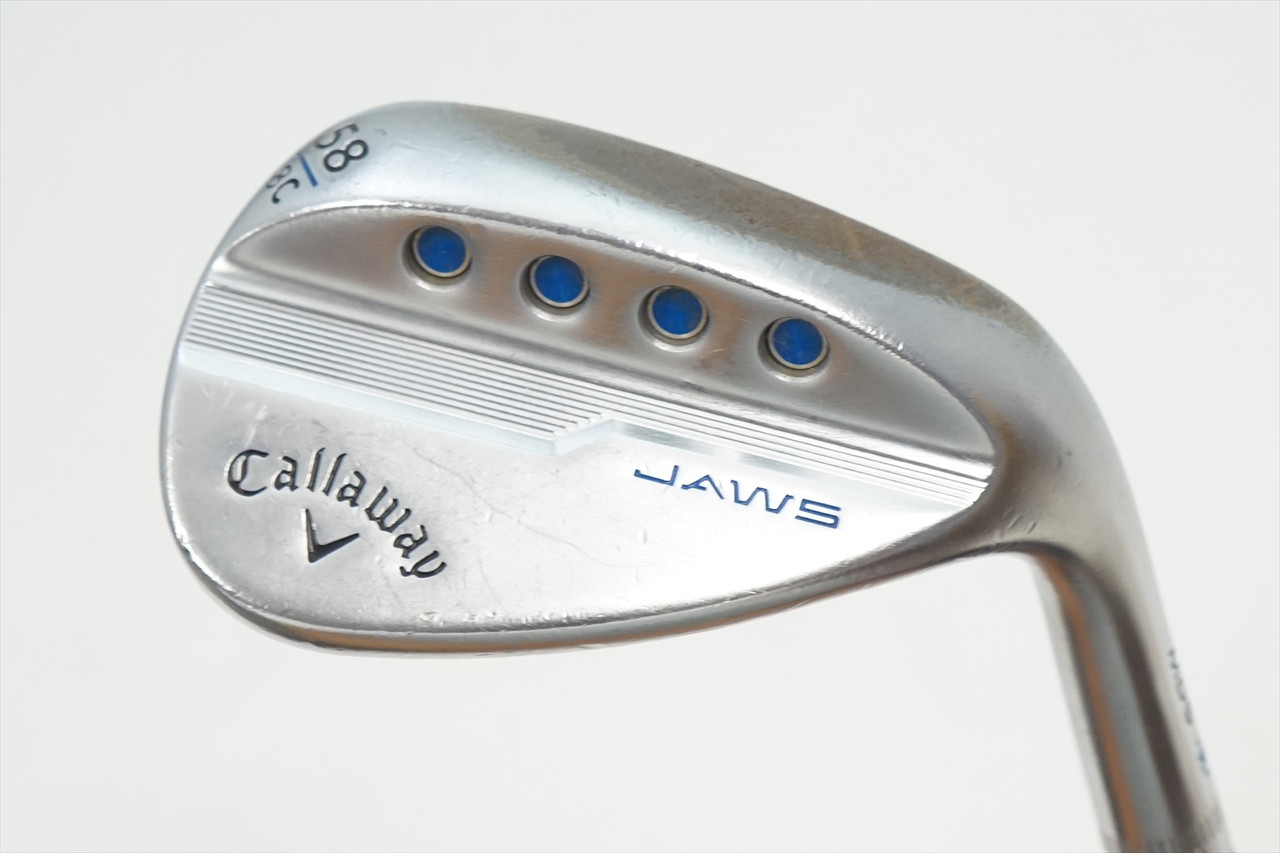 Callaway Md5 Platinum Chrome Wedge 58°-8 C-Grind Stiff Dynamic Gold 115  Fair B56