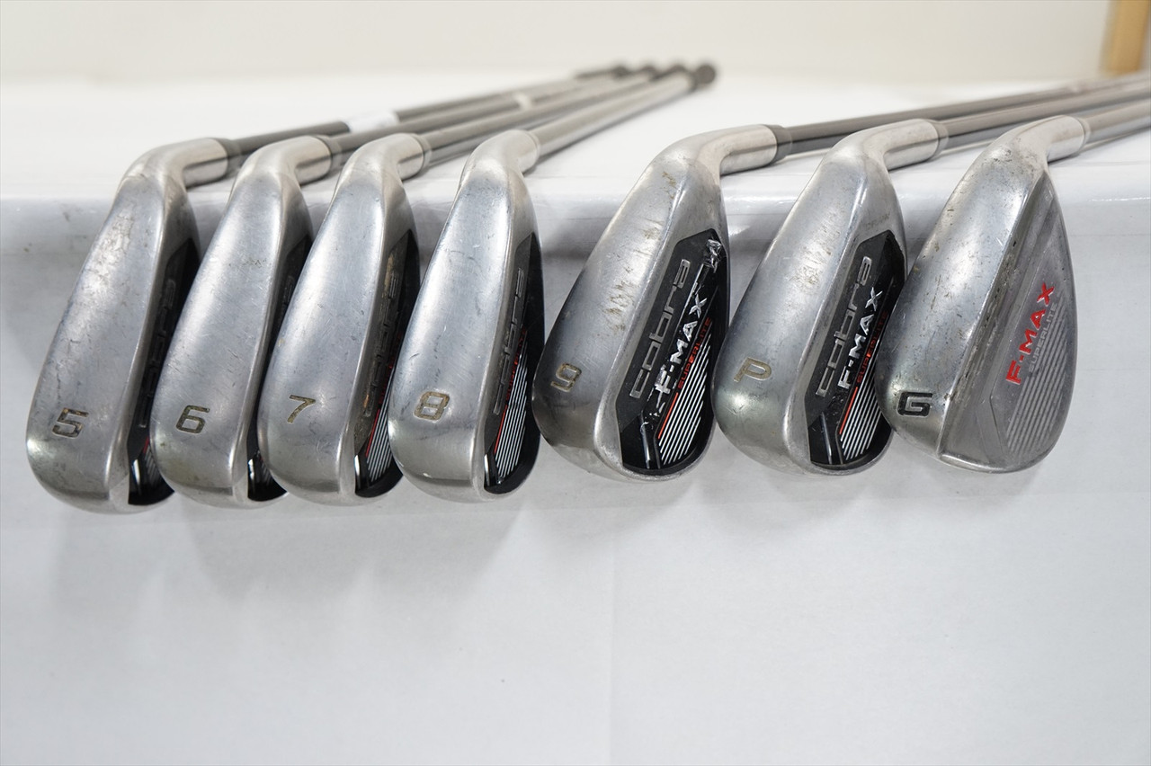 Cobra F-Max Sl Iron Set 5-Pw, Gw Senior Flex Superlite 50 Graphite 1047206  Good