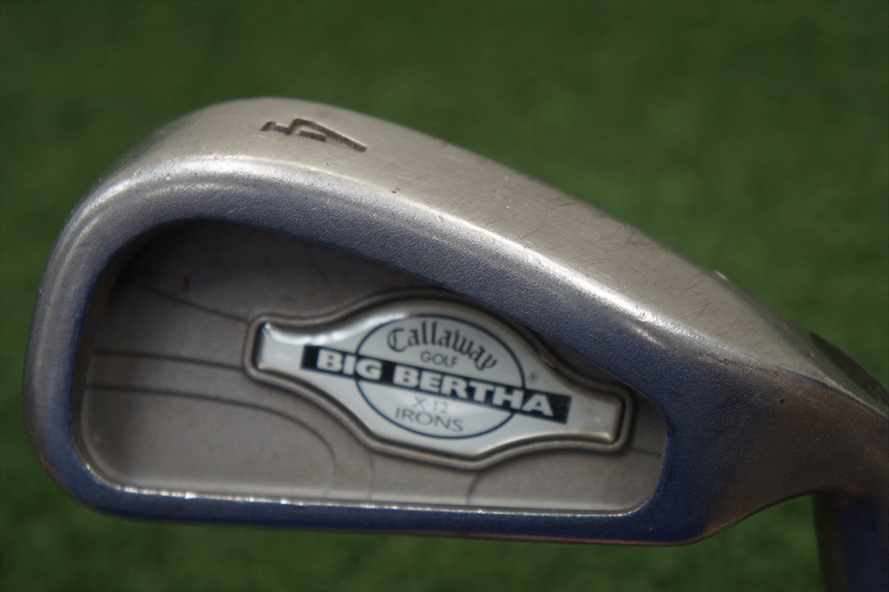 キャロウェイ BIG BERTHA X-12 Callaway Big Bertha X-12 Irons RCH 99 Clubs 5,7,8 Graphite Shafts