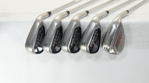 Cobra F-Max Sl Iron Set 7-Pw, Gw Stiff Flex Fst Steel 1068029 Good E14