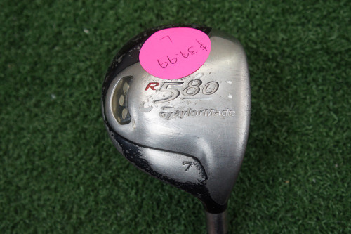 Womens Taylormade R580 Ti 7 Fairway Wood Graphite Ladies Flex 225029-A Used D22 Womens Taylormade R580 Ti 7 Fairway Wood Graphite Ladies Flex 225029-A Used D22