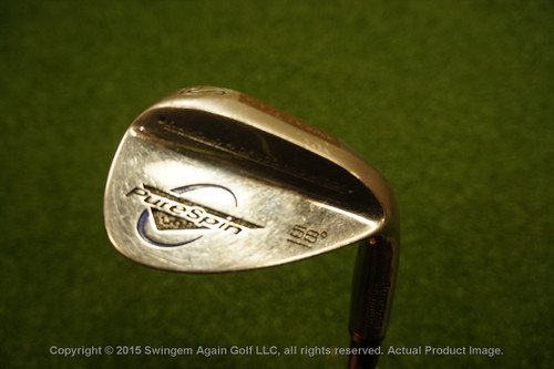 Purespin Diamond Face Scoring 56* Degree Sand Wedge Graphite Stiff 136275 WR34 Purespin Diamond Face Scoring 56* Degree Sand Wedge Graphite Stiff 136275 WR34