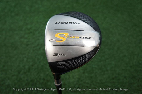 Lh Adams Speedline 15* 3 Fairway Wood Graph Regular Good Condition 95460 H43 Lh Adams Speedline 15* 3 Fairway Wood Graph Regular Good Condition 95460 H43