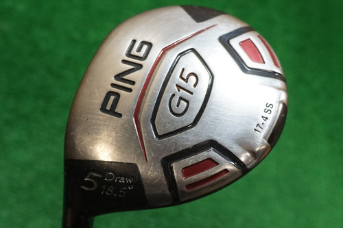 Ping G15 18.5 Degree 5 Fairway Wood Regular Flex 0675896 Left Handed H45 Ping G15 18.5 Degree 5 Fairway Wood Regular Flex 0675896 Left Handed H45