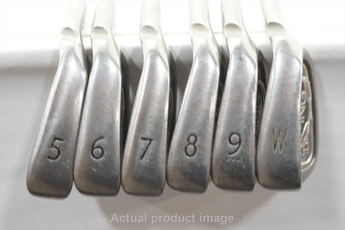 Ping I15 Black Dot Iron Set 5-Pw Stiff Flex Awt Steel 0903221 Good