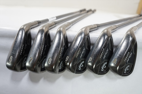 Callaway Apex 19 Iron Set 6-Pw, Aw Stiff Catalyst 75 Graphite 1046873 Good J13