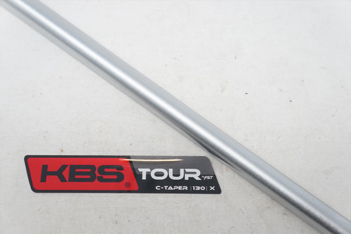 Uncut KBS Tour C-Taper Satin 130 X-STIFF 37.5" Wedge / #9 Iron Shaft PULL .355T Uncut KBS Tour C-Taper Satin 130 X-STIFF 37.5" Wedge / #9 Iron Shaft PULL .355T