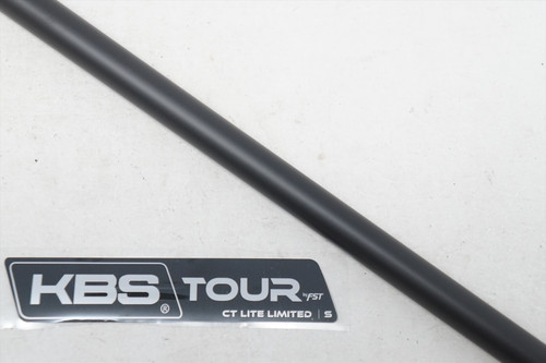 Uncut KBS Tour C-Taper Lite Black 110 Stiff 37.5" Wedge / #9 Iron Shaft PULL