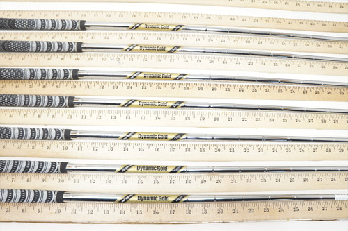 True Temper Dynamic Gold X-STIFF 34.5"-37" 7pc Iron Shaft Set .355T 1082628