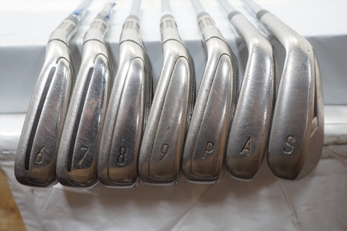 Taylormade M6 Iron Set 6-Pw, Aw, Sw Regular Flex Kbs Max Steel 1128459 Good L46