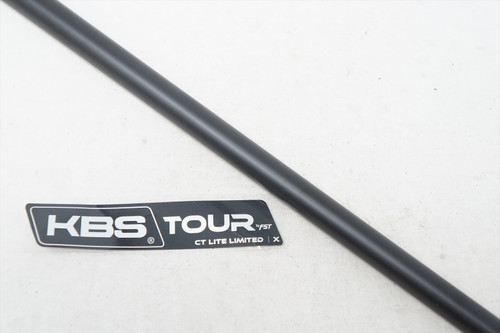 Uncut KBS Tour C-Taper Lite Black 115 X-Stiff 37.5" Wedge / #9 Iron Shaft PULL