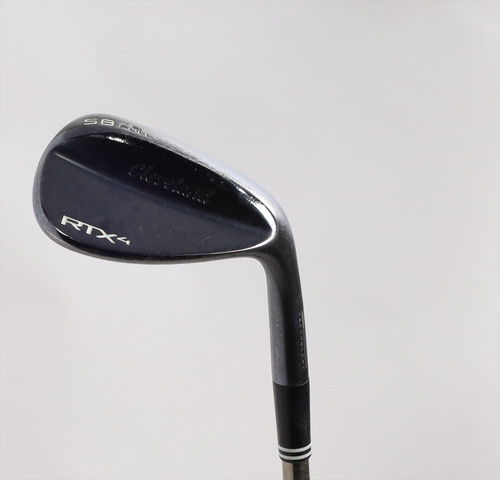 Cleveland Rtx-4 Black Satin Wedge 58°-9 Stiff Recoil Es Graphite 1062807 Good Cleveland Rtx-4 Black Satin Wedge 58°-9 Stiff Recoil Es Graphite 1062807 Good
