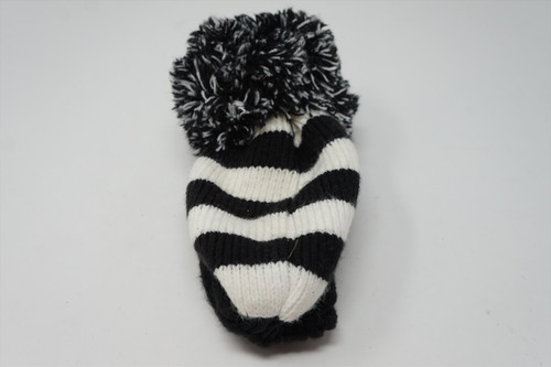 Golf Black/White Sock Miscellaneous Fairway Wood Headcover Head Cover Good *B6 Golf Black/White Sock Miscellaneous Fairway Wood Headcover Head Cover Good *B6
