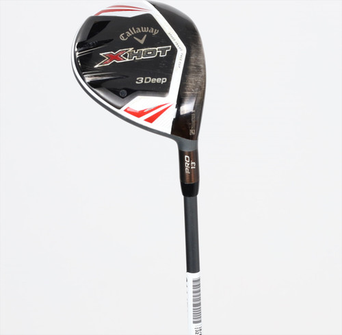 Callaway X-Hot Pro Deep 13° Stong 3 Fairway Wood Stiff Hzrdus Smoke 1147899 Good