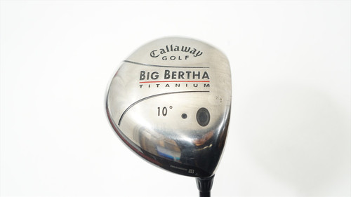Callaway Big Bertha Ti 454 10° Driver Firm Flex Rch 1126568 Excellent