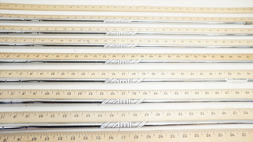 True Temper Dyn Gold Amt White S300 34-37.25" 7Pc Iron Shaft Set Pulls .355 9155