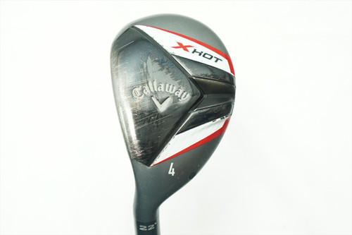 Callaway X-Hot 22 Degree 4 Hybrid Regular Flex Graphite 0793761 Left Handed