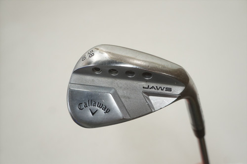 Callaway Jaws Raw Chrome Full Toe Wedge 58°-10 Stiff Dynamic Gold 70138 Good S78