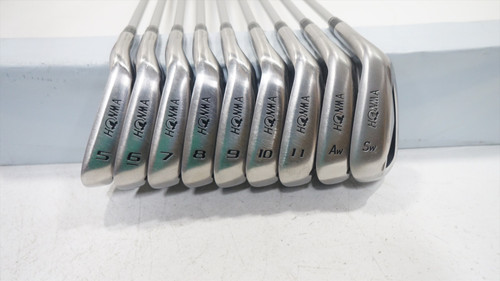 Honma Be Zeal 525 Iron Set 5-Pw, Gw, Aw, Sw Regular 1168666 Excellent HB12-3-28