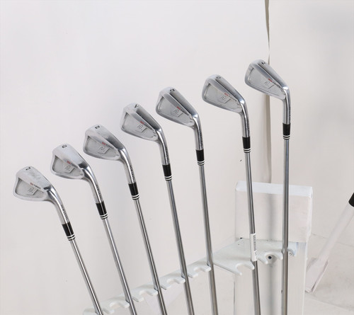 New Level 902 Forged Satin Chrome Iron Set 4-Pw Extra Stiff 78527 Good HB12-3-27