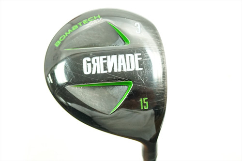 Bombtech Grenade 15 Degree 3 Fairway Wood Stiff Flex Graphite 0820039