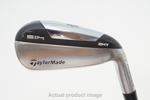 Taylormade Sim Dhy 4 Utility Iron Regular Steelfiber I80 Graphite 0977446 Mint