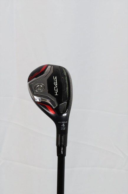 Taylormade Stealth Plus Rescue 22° 4 Hybrid Regular Hzrdus Rdx Smoke 194213 Good