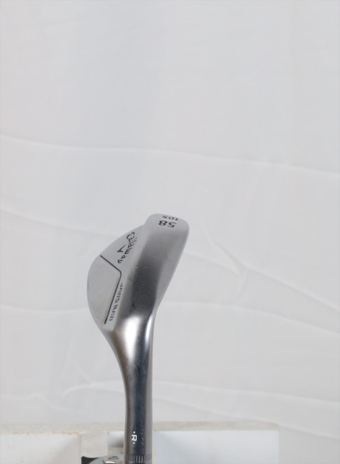 Callaway Jaws Raw Chrome Wedge 58°-10 S-Grind Dynamic Gold Spinner 1153998 Good