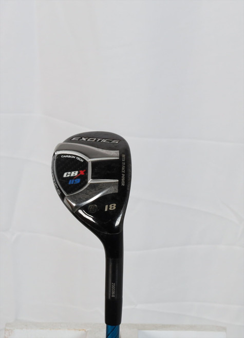 Tour Edge Exotics Cbx 119 18° 3H Hybrid Regular Flex Evenflow 1198897 Good