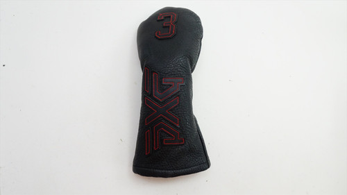 PXG Golf Lifted Red 3 Fairway Wood Headcover Head Cover Very Good HA14-16-7 PXG Golf Lifted Red 3 Fairway Wood Headcover Head Cover Very Good HA14-16-7