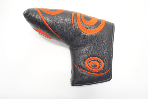 Golf Black/ Red Swirl Craftsman golf Putter Headcover Blade Head Cover Good *G3 Golf Black/ Red Swirl Craftsman golf Putter Headcover Blade Head Cover Good *G3