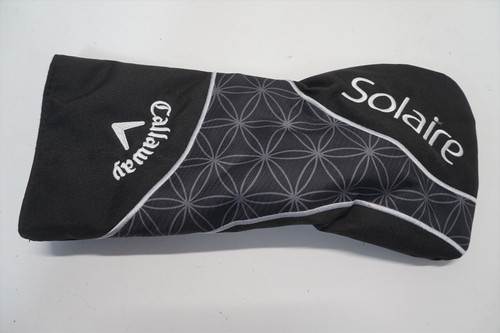 Golf Black/ White Solaire Driver Headcover Head Cover Good Golf Black/ White Solaire Driver Headcover Head Cover Good