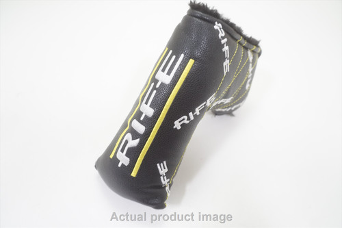 Golf Switchback L-Shape Black/ Neon Yellow Rife Putter Headcover Blade New Golf Switchback L-Shape Black/ Neon Yellow Rife Putter Headcover Blade New