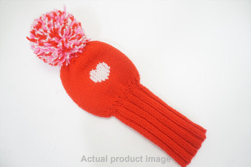 Golf Heart Sock Miscellaneous Driver Headcover Head Cover Good *B6 Golf Heart Sock Miscellaneous Driver Headcover Head Cover Good *B6