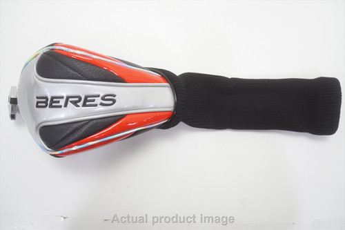 Honma Golf Beres Red/Black/Silver Fairway Wood Headcover Good HA14-17-4 Honma Golf Beres Red/Black/Silver Fairway Wood Headcover Good HA14-17-4