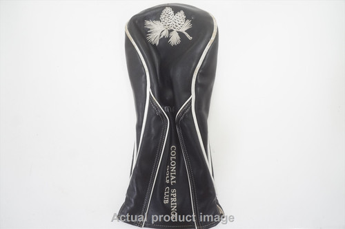 PRG Golf Colonial Springs Golf Club Driver Headcover Head Cover Good *A4 PRG Golf Colonial Springs Golf Club Driver Headcover Head Cover Good *A4