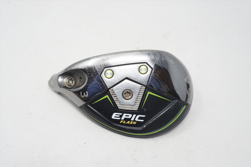 Callaway Epic Flash 18* #3 Hybrid Club Head Only 1160209 Lefty Lh Callaway Epic Flash 18* #3 Hybrid Club Head Only 1160209 Lefty Lh