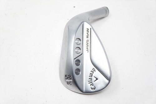 Callaway Jaws Raw Chrome 58* 8C Wedge Club Head Only 1212879