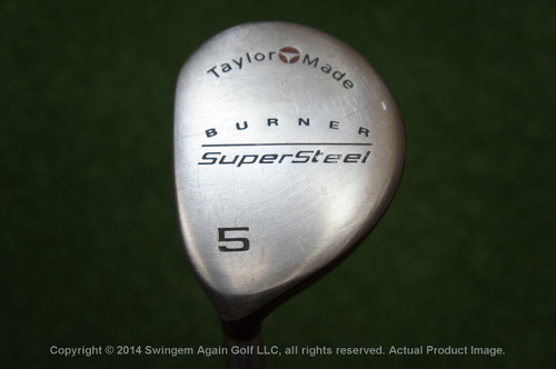 LH Taylormade Burner Super Steel 5 Wood Regular Flex Steel Good 133550 Used LH Taylormade Burner Super Steel 5 Wood Regular Flex Steel Good 133550 Used