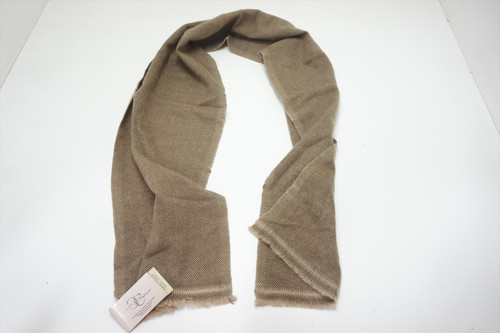 Classic Cashmere Golf Wrap Scarf Womens Size Brown Regular 613C 00923782 New Classic Cashmere Golf Wrap Scarf Womens Size Brown Regular 613C 00923782 New