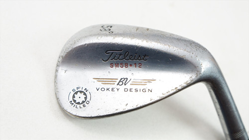 Titleist Vokey Spin Milled Refinished Wedge 58°-12 Stock Stl 786117 Fair