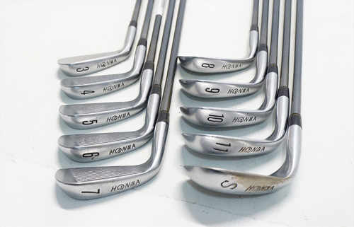 Honma Lb 606 Iron Set Stiff Flex Graphite 3-Sw, 10, 11