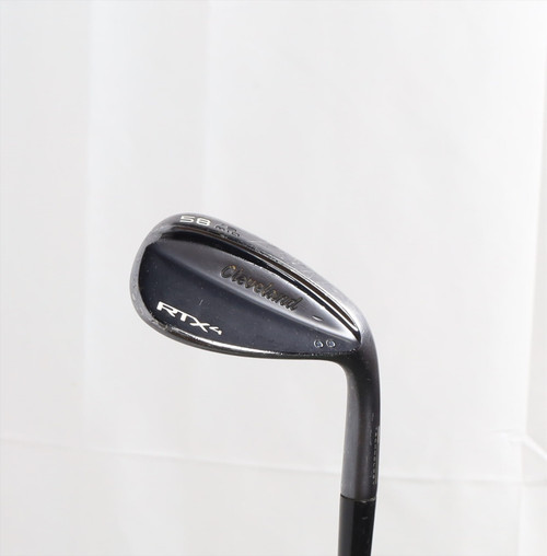 Cleveland Rtx-4 Black Satin Wedge 58°-8 Wedge Dynamic Gold Stl
