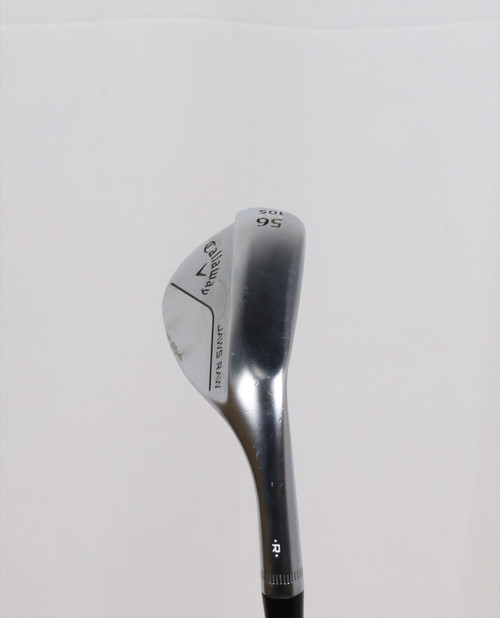 Callaway Jaws Raw Chrome Wedge 56°-10 S-Grind Dynamic Gold Spinner 1224319 Good Callaway Jaws Raw Chrome Wedge 56°-10 S-Grind Dynamic Gold Spinner 1224319 Good