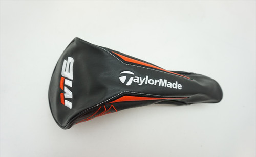 Used TaylorMade M6 Driver Black / Blood Orange Headcover Golf Accessory at