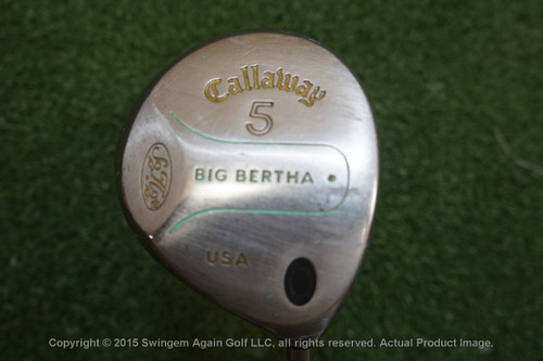 Women's Callaway S2H2 Big Bertha 5 Fairway Wood Shaft Lady Flex 137091 Used