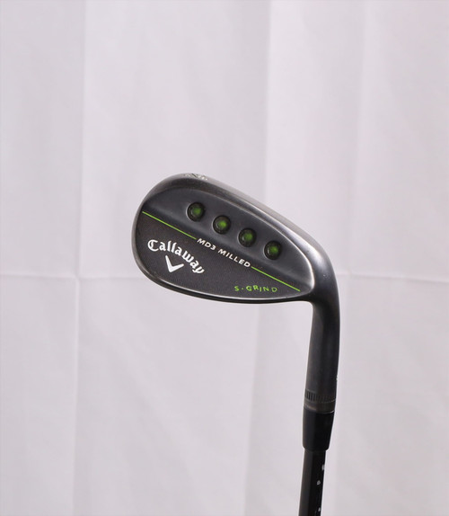 Callaway Md3 Matte Black Wedge 58°-8 S-Grind Stiff Dynamic Gold