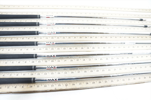 Kbs Max Stiff 34.25"-37.25" 7Pc Iron Shaft Set Pulls .370 4598 Kbs Max Stiff 34.25"-37.25" 7Pc Iron Shaft Set Pulls .370 4598