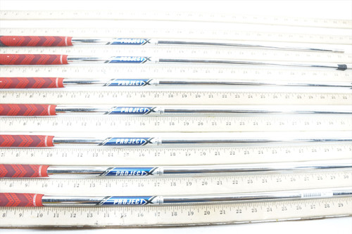 Project X Blue Label Steel 5.5 115g R 33.5"-36.75" 7p Iron Shaft Set Pulls 6657 Project X Blue Label Steel 5.5 115g R 33.5"-36.75" 7p Iron Shaft Set Pulls 6657